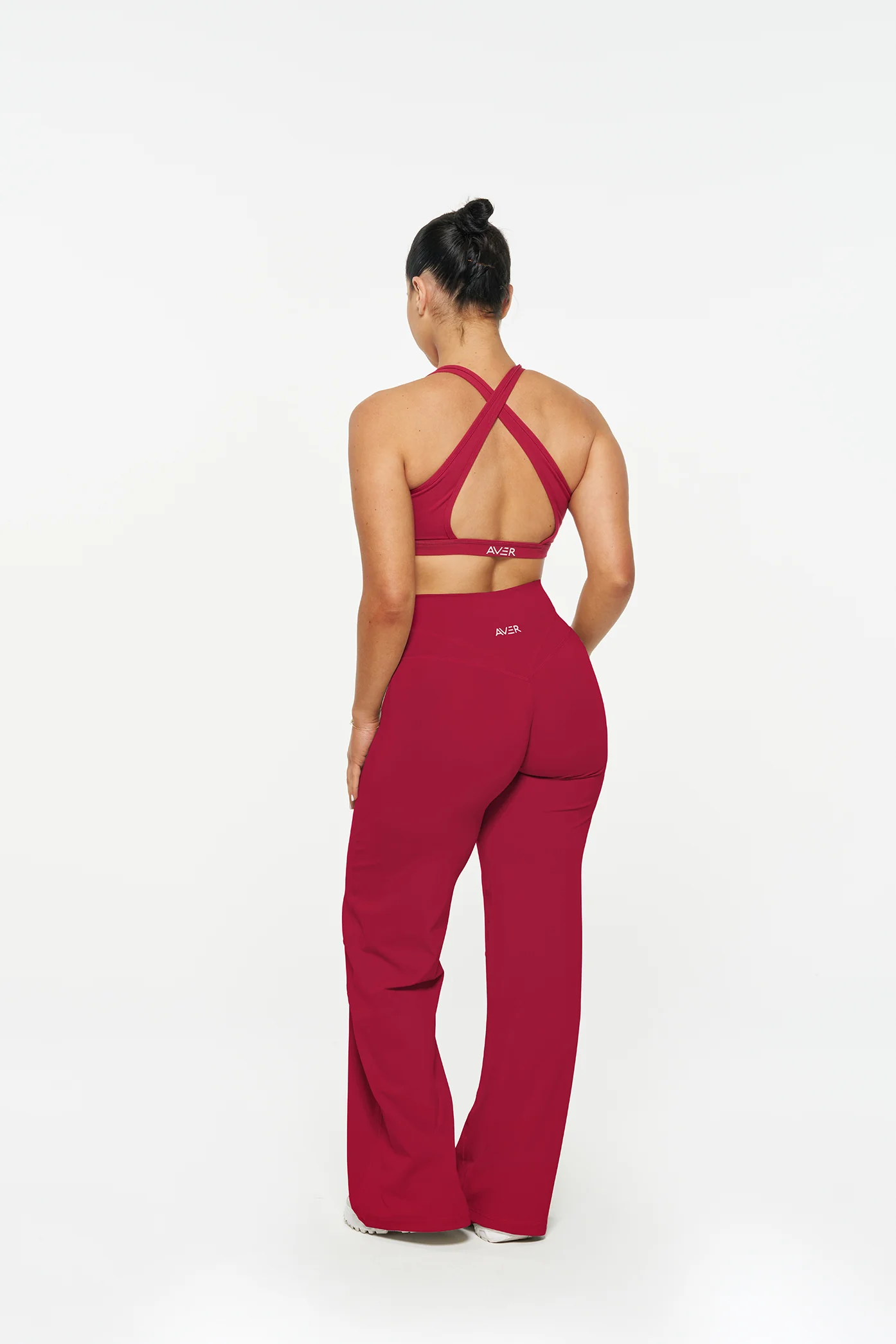 Essential Wide Leg Pants - Raspberry - Image 5