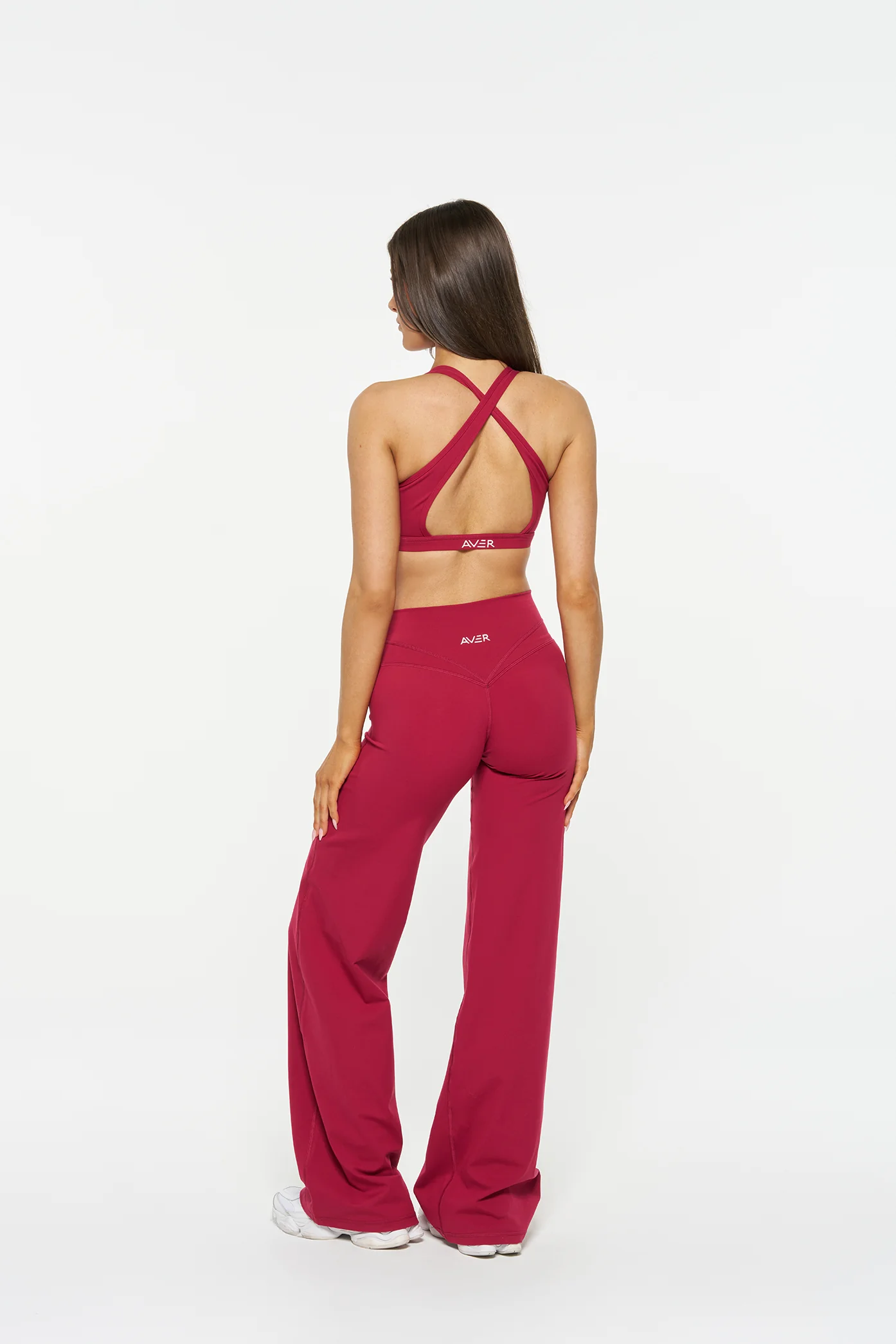 Essential Wide Leg Pants - Raspberry - Image 7